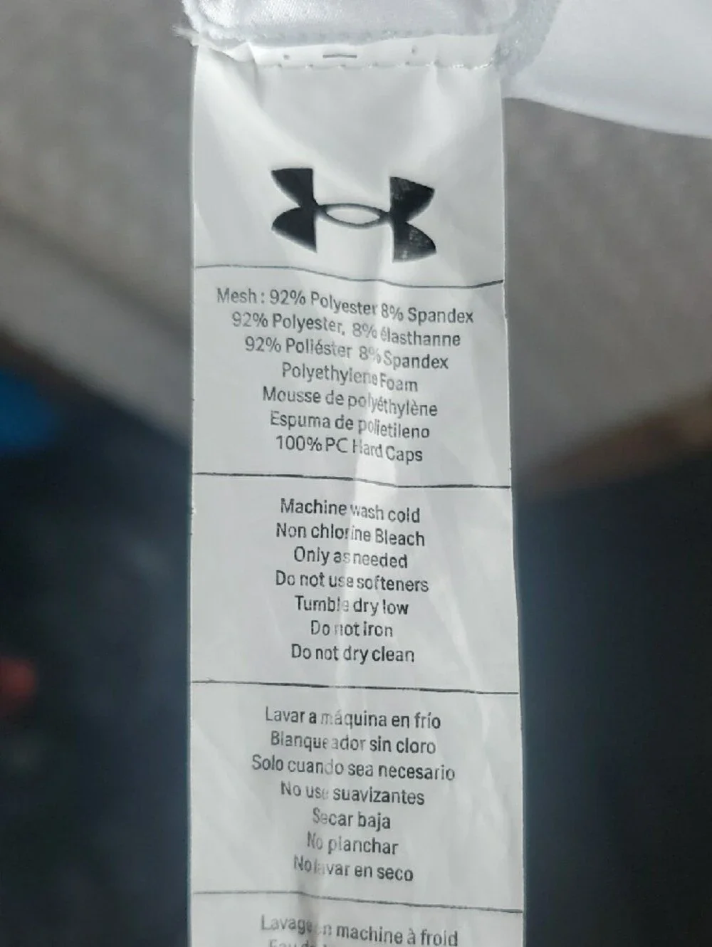 Under Armour White Sleeveless Padded Compression Shirt - Picture 7 of 11